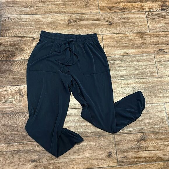 🖤 Express Black Drawstring Joggers Sz Small 🏃‍♀️ - Picture 1 of 4
